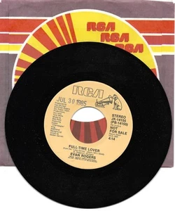 Evan Rogers w-Evelyn "Champagne" King: "Full Time Lover" - rare '85 DJ NM vinyl! - Picture 1 of 1