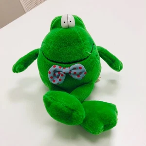 Juguete de peluche coleccionable Andrew Brownsword Forever Friends Frog 9" vintage años 90 - Imagen 1 de 9