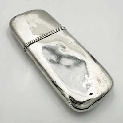 RARO ESTUCHE DE CIGARROS GEORGIANO ANTIGUO PLATO SHEFFIELD c1800 SMITH KNOWLES CRESWICK & CO Foto 1 de 4