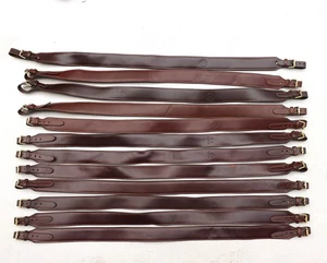 Leather Gun Sling Rifle/Shotgun Shoulder Strap Brass Buckle-Stock Clearance Sale - Picture 1 of 8