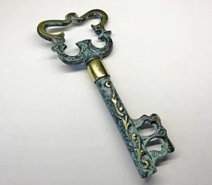 Germany vintage corkscrew key - Brass bottle opener - Picture 1 of 7