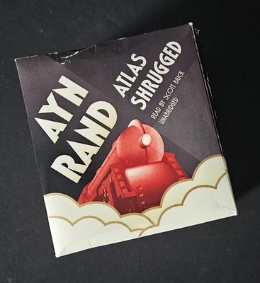 Atlas Shrugged Part I and II Unabridged CD Set Blackstone Audio 50 CD’s Ayn Rand - Image 1 of 4