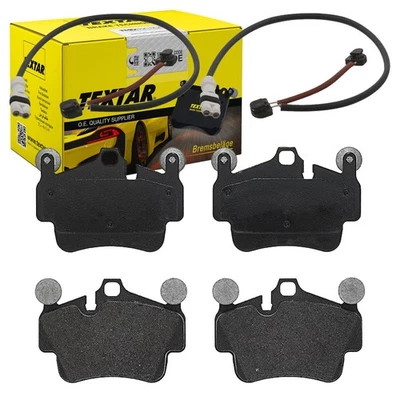 TEXTAR Pastillas Freno + Aviso Contacto Trasero Apto para Porsche 911 997 - Imagen 1 de 3