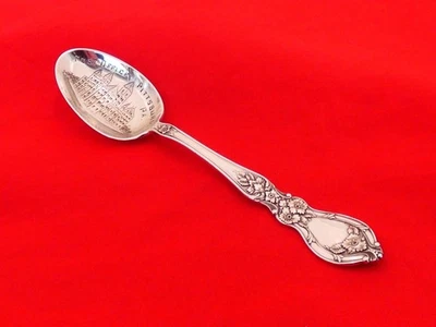 Cuchara de recuerdo vintage de plata esterlina Pittsburgh Pennsylvania HO-22 Foto 1 de 4