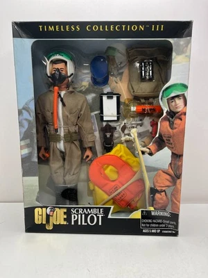 HASBRO G.I. FIGURA DE ACCIÓN ATEMPORAL JOE 2000 12" SCRAMBLE PILOT NUEVA EN CAJA Foto 1 de 4