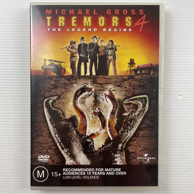 TREMORS 4 The Legend Begins DVD 2003 Region 4 Michael Gross RARE - Image 1 of 3