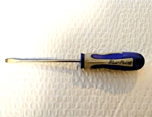 BLUE POINT 7/32" FLAT/SLOTTED SCREWDRIVER, 11” LONG * COMFORT HANDLE * - Picture 1 of 10