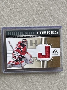 2011-12 SP Game Used Authentic Fabrics Game Used Jersey Martin Brodeur Devils - Picture 1 of 3
