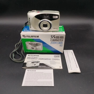 Cámara FujiFilm 35 mm zoom fecha 60 en caja nueva de stock Foto 1 de 4