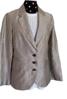 Blazer Anne Fontaine-RODRIGA Mezcla Lino-Talla 40-Francia Foto 1 de 4