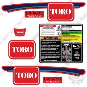 Toro LX420 Decal Kit Mower - 7 YEAR OUTDOOR 3M VINYL! - Picture 1 of 1