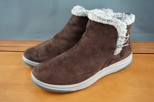 Clarks Cloudsteppers Botines Mujer Talla 8 Marrón Gamuza Piel Sintética Forrados Cálidos - Imagen 1 de 10