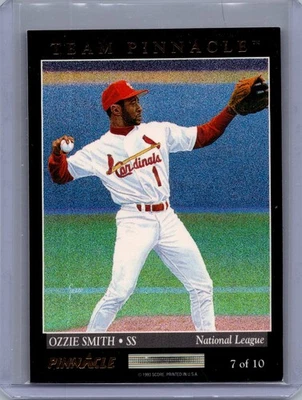 1993 SCORE TEAM PINNACLE #7 PAT LISTACH OZZIE SMITH INSERT - Image 1 of 2