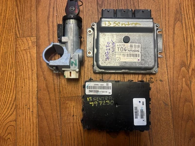 2013 NISSAN SENTRA OEM BCM ECM NEC005-666 Ignition Lock Switch Immobilizer w/Key - Image 1 of 4