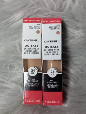 2 COVERGIRL Outlast Extreme Wear Concealer SOFT HONEY 855 Shelfpulls - Image 1 of 4