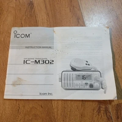Manual de instrucciones Icom IC-M302 Foto 1 de 4
