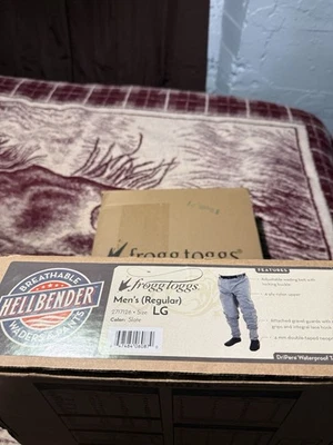 Pantalón guía FROGG TOGGS Hellbender Stockingfoot, pantalones de vadeo de pesca Foto 1 de 4