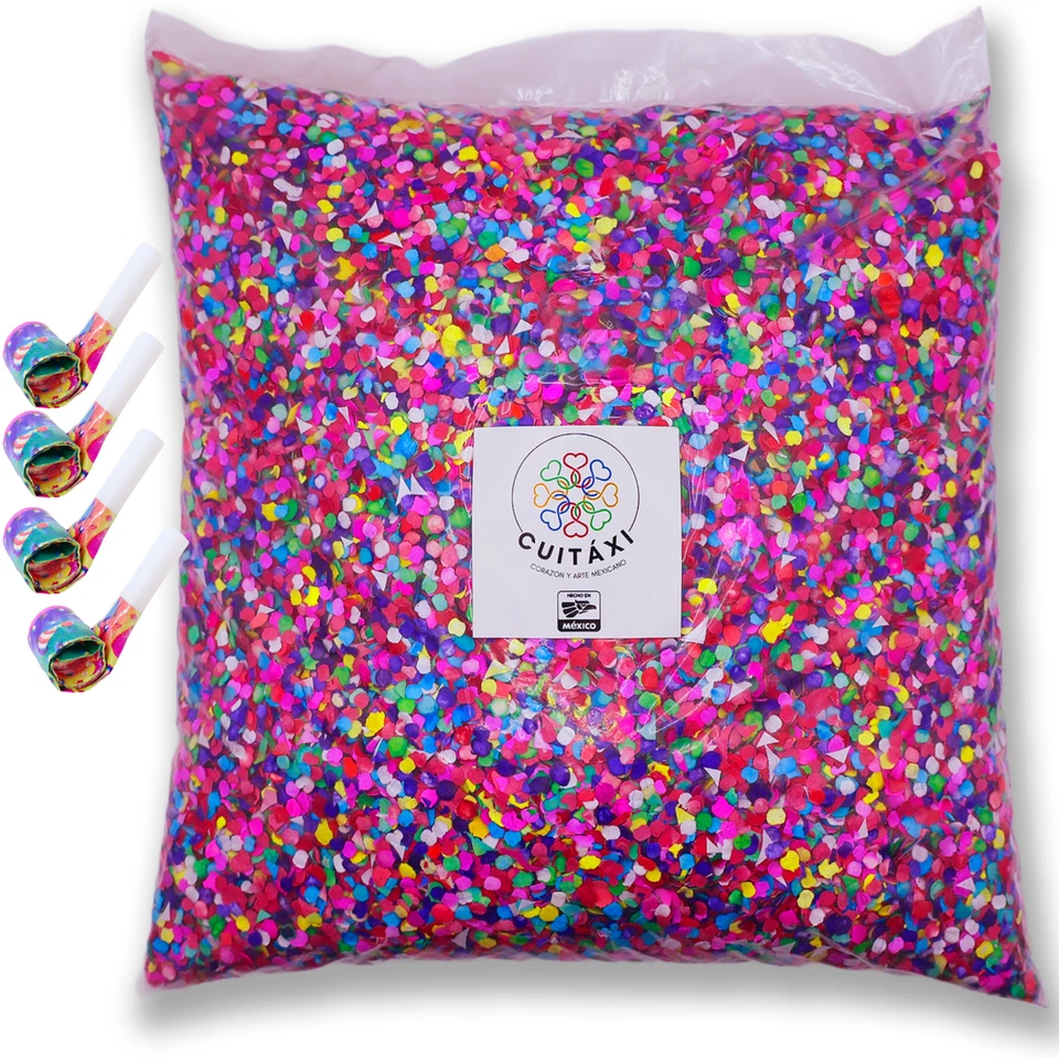 Papel confeti mexicano original ideal para cascarones o huevos de Pascua Foto 1 de 4