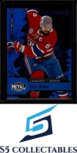 2020-21 SkyBox Metal Universe #151 Shea Weber Spectrum Blue - Picture 1 of 2