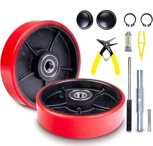 Pallet Jack/Truck Steering Wheels Set with Axle - Picture 1 of 3