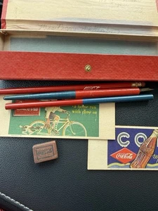 RARE Vintage 1930’s Coca-Cola Red Pencil Box - Picture 1 of 8