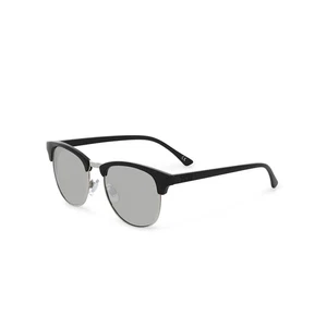 Vans "Dunville" Shades (Matte Black/Silver) Unisex Classic Plastic Sunglasses - Picture 1 of 1
