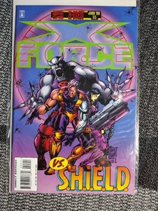 X-Force #55 Marvel Comics giugno 1996 vs S.H.I.E.L.D. Adam Pollina copertina dinamica  - Foto 1 di 1
