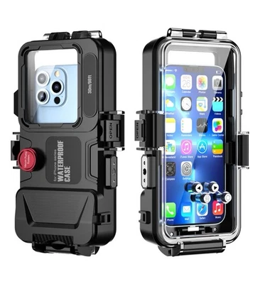 Funda Impermeable Fotografía Buceo - 98 Pies - Para Apple iPhone Serie 7-14 Foto 1 de 4
