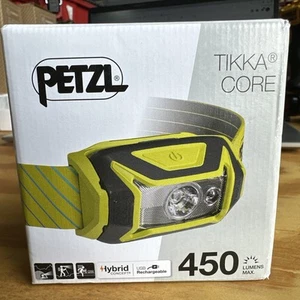 NEU PETZL TIKKA CORE 450 STIRNLAMPE FARBE GRÜN SCHNELLER KOSTENLOSER VERSAND - Bild 1 von 3