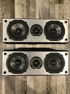 2 EPISODE ES-300-LCR-3-BLK BLACK SPEAKERS w/ 3" WOOFERS, 90 WATT EACH, SEE VIDEO - Picture 1 of 9