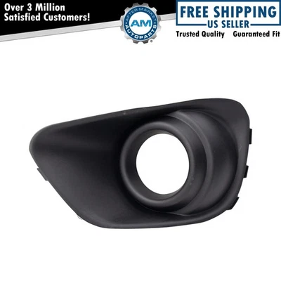 Bisel de luz antiniebla delantero izquierdo negro lado del conductor para Jeep Compass 2011-2016 Foto 1 de 4