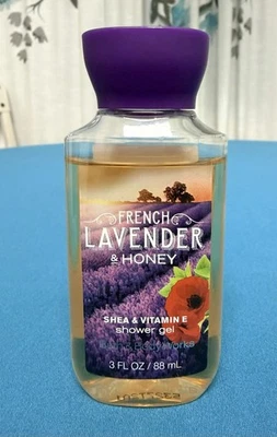 Gel de ducha Bath & Body Works - lavanda francesa y miel - tamaño de viaje 3 fl oz nuevo Foto 1 de 4