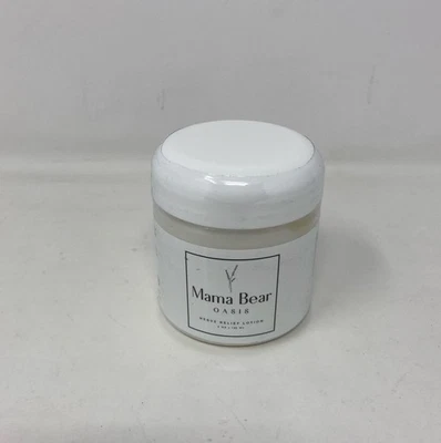 Mama Bear Oasis Nerve Relief Lotion 4 oz 120 mL - White Jar, Magnesium - Image 1 of 4