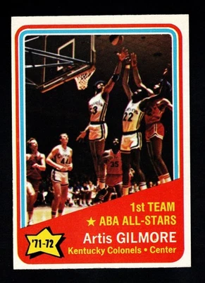 1972-73 Topps #251 Artis Gilmore Kentucky Colonels 1st Team ABA ALL-STARS NR-MT - Image 1 of 2