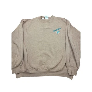 Sweat vintage Miami Dolphins homme XXL années 90 col rond Lee Sport brodé NFL - Photo 1/8