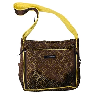 Wickeltasche Petunia Pickle Bottom braun gelb Schultergurt - Bild 1 von 11