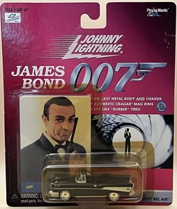 Johnny Lightning James Bond 1:64 1957 Chevrolet Bel Air Convertible - Dr No - Picture 1 of 2