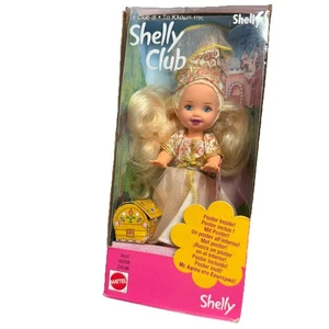 Muñeca y póster retro Mattel raro Shelly Club Princess Shelly usado pero amado - Imagen 1 de 10