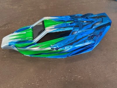 Painted JCO0319 JConcepts F2 - TLR 22 5.0 & 4.0 Clear Body with Aero S-Type Wing - Image 1 of 3