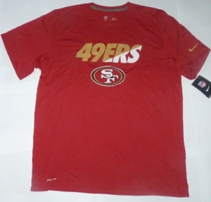 NEW NIKE NFL San Francisco 49ers Football T Shirt Men 4XL XXXXL NWT - Picture 1 of 2