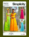 New! Regency Era Style Dresses Sewing Pattern (Sizes 10-18) Simplicity 9434