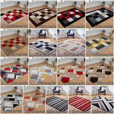 SOFT HIGH QUALITY GEOMETRIC LIVING ROOM MODERN BEDROOM LARGE AREA RUGS