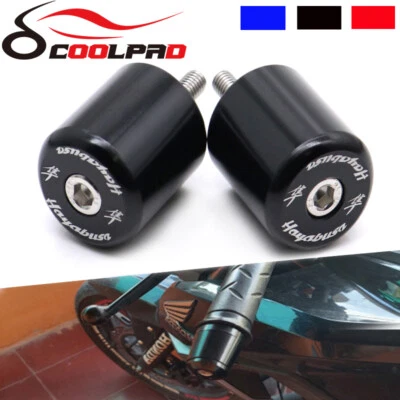 Hand Grips Handlebar Bar Ends Cap For Suzuki HAYABUSA GSX1300R 1999-2020 2019 - image 1 of 4