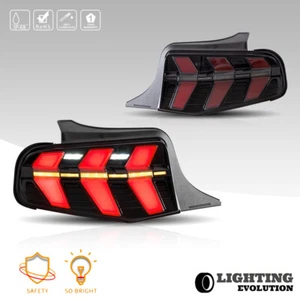LED Tail Lights For 2010-2012 Ford Mustang Sequential Rear Lamps LED Tube A Set - Bild 1 von 11