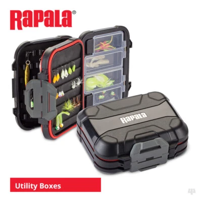 Rapala Utility Box - Bass Perch Pike Chub Trout Salmon Lure Sea Fishing Tackle - Image 1 of 4