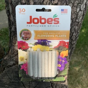 Jobe's Flower Indoor/outdoor Plants Fertilizer Food Spikes 30 Pack - Picture 1 of 2