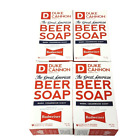Duke Cannon Supply Co The Great American Beer Soap Lot of 4 Warm Cedarwood Scent