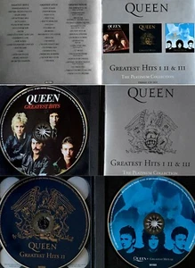 QUEEN *VG+* "PLATINUM COLLECTION: GR HITS 1 2 3" US 2002 HOLLYWOOD RECORDS 3XCDs - Picture 1 of 1