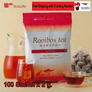 100 Beutel x 2G. Rooibos Tee Tealife rot pflanzlich koffeinfrei Schönheit gesund