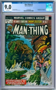 Cómics de Marvel de 1974 de Man-Thing 3 clasificación CGC 9,0 en estado bastante bueno/casi nuevo - Imagen 1 de 2